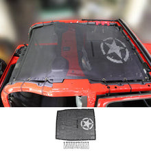 For 2018+ Jeep Wrangler JL 2Door Mesh Shade Top Cover Provides UV Insulation Net Short Size RT-TCZ