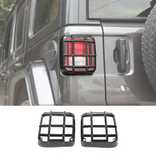 For 2018+ Jeep Wrangler JL 2PCS Rear Tail Light Lamp Guard Trim Protector RT-TCZ