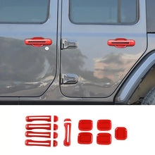 For 2018+ Jeep Wrangler JL 4-Door 15 x Exterior Handle Shell Door Bowl Trim RT-TCZ