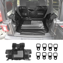 For 2018+ Jeep Wrangler JL 4-Door Trunk Pet Pad Cargo Liner Mat Waterproof Dog Seat Cover with Storage Bag (Not fit for 4xe) RT-TCZ