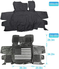 For 2018+ Jeep Wrangler JL 4-Door Trunk Pet Pad Cargo Liner Mat Waterproof Dog Seat Cover with Storage Bag (Not fit for 4xe) RT-TCZ