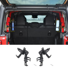 For 2018+ Jeep Wrangler JL 4-Door Version Anti-Roll Beam Fire Extinguisher Water Cup Holder RT-TCZ