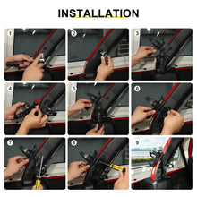 For 2018+ Jeep Wrangler JL 4-Door Version Anti-Roll Beam Fire Extinguisher Water Cup Holder RT-TCZ