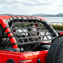 For 2018+ Jeep Wrangler JL 4-Door Version Car Rear Cargo Trunk Net Mesh Restraint System RT-TCZ