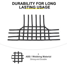 For 2018+ Jeep Wrangler JL 4-Door Version Car Rear Cargo Trunk Net Mesh Restraint System RT-TCZ