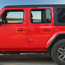 For 2018+ Jeep Wrangler JL 4-Door Version Exterior Car Door Hinge Handle Shell Cover Trim Kit (22 pcs) RT-TCZ