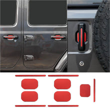 For 2018+ Jeep Wrangler JL 4-Door Version Exterior Door Handle Bowl Sticker Trim Cover (5 pcs) RT-TCZ