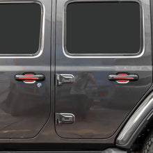 For 2018+ Jeep Wrangler JL 4-Door Version Exterior Door Handle Bowl Sticker Trim Cover (5 pcs) RT-TCZ