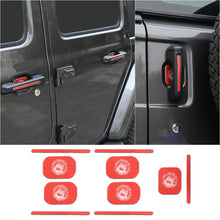 For 2018+ Jeep Wrangler JL 4-Door Version Exterior Door Handle Bowl Sticker Trim Cover (5 pcs) RT-TCZ