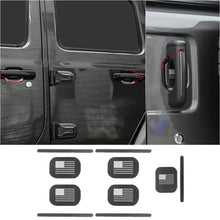 For 2018+ Jeep Wrangler JL 4-Door Version Exterior Door Handle Bowl Sticker Trim Cover (5 pcs) RT-TCZ
