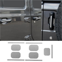 For 2018+ Jeep Wrangler JL 4-Door Version Exterior Door Handle Bowl Sticker Trim Cover (5 pcs) RT-TCZ