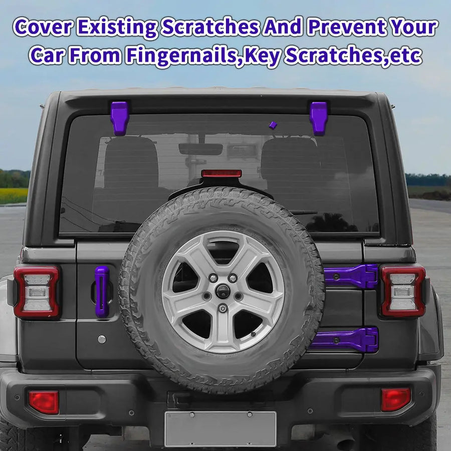 2018+ Jeep Wrangler JL 4-Door 26PCS Exterior Trim Kit – Hood, Door