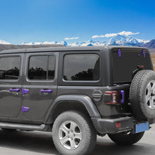 For 2018+ Jeep Wrangler JL 4-Door – 26PCS Exterior Hood, Door, Tailgate Hinge & Handle Trim Cover Kit RT-TCZ