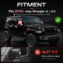 For 2018+ Jeep Wrangler JL 4-Door – 31PCS Exterior Full Set Trim Kit - Hood, Door, Tailgate Hinge & Handle Mirrior Cover RT-TCZ