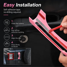 For 2018+ Jeep Wrangler JL 4-Door – 31PCS Exterior Full Set Trim Kit - Hood, Door, Tailgate Hinge & Handle Mirrior Cover RT-TCZ