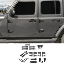 For 2018+ Jeep Wrangler JL 4Door 26 x Exterior Hood/ Door/ Tailgate Hinge & Handle Trim Cover Kit RT-TCZ