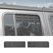 For 2018+ Jeep Wrangler JL 4Door Rear Door Window Louver Air Vent Panel Trim Cover RT-TCZ