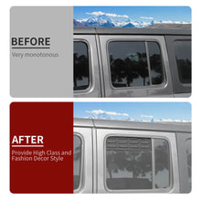 For 2018+ Jeep Wrangler JL 4Door Rear Door Window Louver Air Vent Panel Trim Cover RT-TCZ