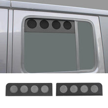 For 2018+ Jeep Wrangler JL 4Door Rear Door Window Louver Air Vent Panel Trim Cover RT-TCZ