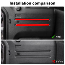 For 2018+ Jeep Wrangler JL 6PCS Rear Tail Trunk Cargo Strip Cover Trim RT-TCZ