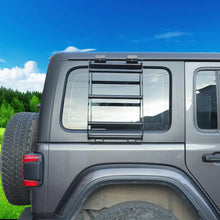 For 2018+ Jeep Wrangler JL Car Rear Window Climbing Ladder Iron Black RT-TCZ