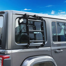 For 2018+ Jeep Wrangler JL Car Rear Window Climbing Ladder Iron Black RT-TCZ