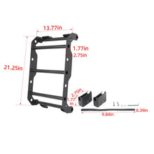 For 2018+ Jeep Wrangler JL Car Rear Window Climbing Ladder Iron Black RT-TCZ