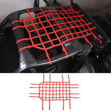 For 2018+ Jeep Wrangler JL Car Roof Hammock Cargo Net Weaving Mesh Luggage Net Accessories RT-TCZ