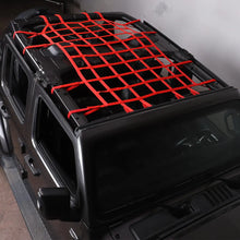For 2018+ Jeep Wrangler JL Car Roof Hammock Cargo Net Weaving Mesh Luggage Net Accessories RT-TCZ
