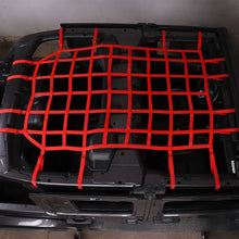For 2018+ Jeep Wrangler JL Car Roof Hammock Cargo Net Weaving Mesh Luggage Net Accessories RT-TCZ
