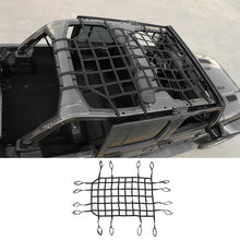 For 2018+ Jeep Wrangler JL Car Roof Hammock Cargo Net Weaving Mesh Luggage Net Accessories RT-TCZ