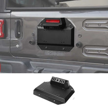 For 2018+ Jeep Wrangler JL Car Tailgate Spare Exhaust Tire License Plate Base RT-TCZ