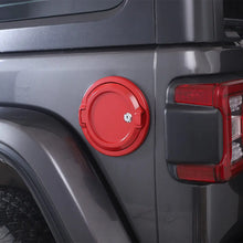 For 2018+ Jeep Wrangler JL Door Fuel Tank Gas Cap Cover With Lock Cover Trim RT-TCZ