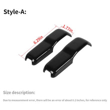 For 2018+ Jeep Wrangler JL Engine Hood Bra Trim & Rear Wiper Nozzle Trim Cover 3Pcs RT-TCZ