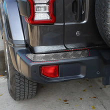 For 2018+ Jeep Wrangler JL Exterior Rear Bumper Protector Sill Plate Trim Cover (2 pcs) RT-TCZ