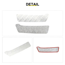 For 2018+ Jeep Wrangler JL Exterior Rear Bumper Protector Sill Plate Trim Cover (2 pcs) RT-TCZ
