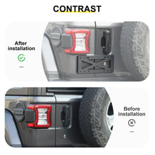 For 2018+ Jeep Wrangler JL Exterior Rear Tailgate Door Handle License Plate Holder Bracket RT-TCZ