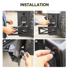 For 2018+ Jeep Wrangler JL Exterior Rear Tailgate Door Handle License Plate Holder Bracket RT-TCZ
