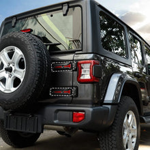 For 2018+ Jeep Wrangler JL Exterior Rear Tailgate Spare Tire Bracket Hinge Cover Trim (4 pcs) RT-TCZ
