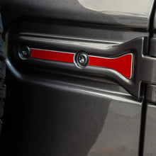For 2018+ Jeep Wrangler JL Exterior Rear Tailgate Spare Tire Bracket Hinge Cover Trim (4 pcs) RT-TCZ