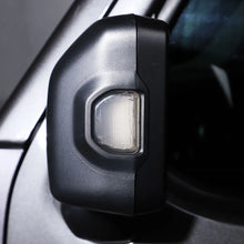 For 2018+ Jeep Wrangler JL Exterior Side Door Rearview Mirror Turn Signal Light Cover, Smoked Black RT-TCZ