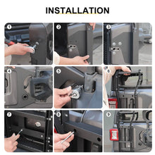 For 2018+ Jeep Wrangler JL Exterior Tailgate Ladders Rear Gate Roof Climbing Ladder Rack Accessories RT-TCZ