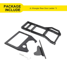 For 2018+ Jeep Wrangler JL Exterior Tailgate Ladders Rear Gate Roof Climbing Ladder Rack Accessories RT-TCZ