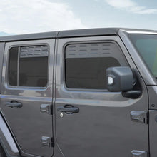 For 2018+ Jeep Wrangler JL Front Rear Window Louver Vent Rear Window Blinds Kit (4 pcs) RT-TCZ