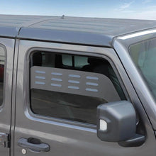 For 2018+ Jeep Wrangler JL Front Rear Window Louver Vent Rear Window Blinds Kit (4 pcs) RT-TCZ