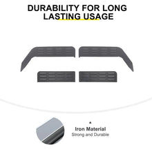 For 2018+ Jeep Wrangler JL Front Rear Window Louver Vent Rear Window Blinds Kit (4 pcs) RT-TCZ