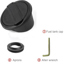 For 2018+ Jeep Wrangler JL Gas Tank Cap Aluminum Fuel Filler Door Cover RT-TCZ