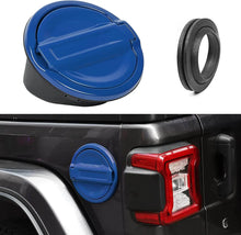 For 2018+ Jeep Wrangler JL Gas Tank Cap Aluminum Fuel Filler Door Cover RT-TCZ