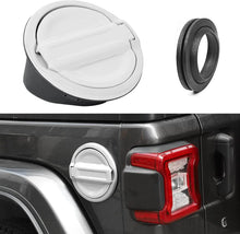 For 2018+ Jeep Wrangler JL Gas Tank Cap Aluminum Fuel Filler Door Cover RT-TCZ