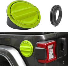 For 2018+ Jeep Wrangler JL Gas Tank Cap Aluminum Fuel Filler Door Cover RT-TCZ